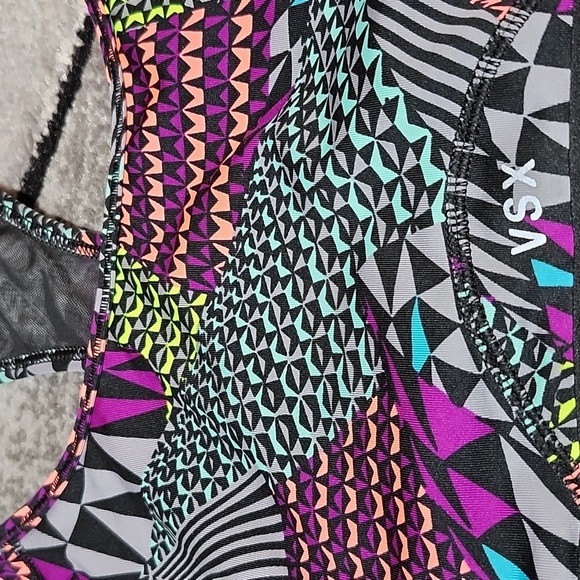 VSX SPORT 2015 MULTI-COLOR MESH-LINED RACERBACK SPORTS BRA - Picture 5 of 11